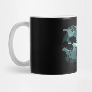 World Wildlife with Map Mug